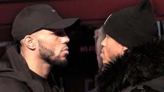 COLD AS ICE Lyndon Arthur vs Anthony Yarde 2 INTENSE FACEOFF [upl. by Kamerman]