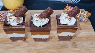 Twix Dessert Shots No Bake Mini Dessert Cups [upl. by Aneeras131]