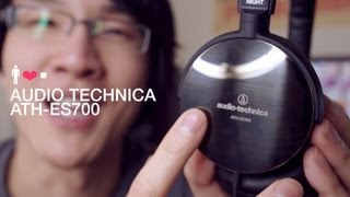 Audio Technica ATHES700 Portable Headphone Review Stainless Steel Beauty [upl. by Shewmaker]