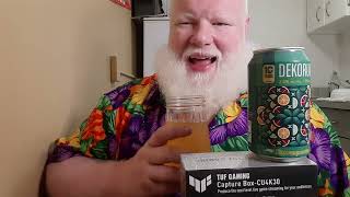 Tatamagouche Dekorum Citrus Lager  Albino Rhino Beer Review [upl. by Orville744]