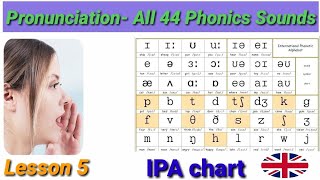 Phonemic Chart S1 Sounds of English Vowels and Consonants with phonetic symbols  English Studies [upl. by Inez]