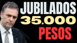 JUBILADOS 35MIL EXTRA EN OCTUBRE [upl. by Leyameg682]