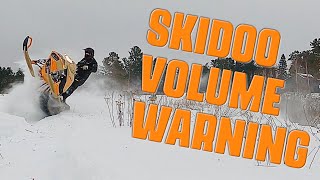 2022 Skidoo Freeride 850 146 GGB Race Can Tips Up [upl. by Malcom]