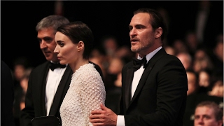 Rooney Mara and Joaquin Phoenix Are the Cutest Couple at Cannes Closing Ceremony  See the Sweet Pi [upl. by Nesnah478]