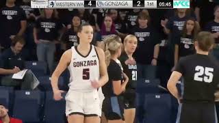 Gonzaga vs Western Washington 11042022 Womens Basketball [upl. by Drew]