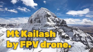 FPV drone flyover Mount Kailash [upl. by Kalikow]