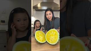 Taste testing Yellow and Orange Watermelon  MyHealthyDish [upl. by Florine203]