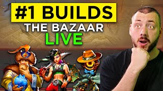 Road to Top 1 Bazaar Player  Live Gameplay with Ex Hearthstone Pro [upl. by Neerahs]