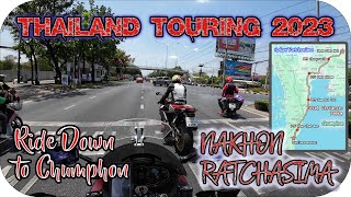 Ride down to Chumphon  Nakhon Ratchasima  Thailand Touring 2023 Episode 68 [upl. by Sedecram]