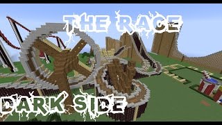 Minecraft Roller Coaster  The Race Dark Side ★ [upl. by Wallford]