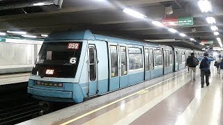 Recopilación de trenes del Metro de Santiago 1 [upl. by Tench885]