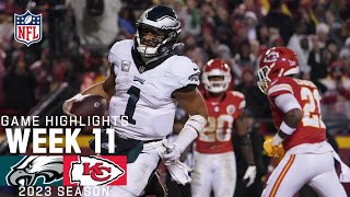 Philadelphia Eagles vs Kansas City Chiefs  2023 Week 11 Game Highlights [upl. by Gabbey650]