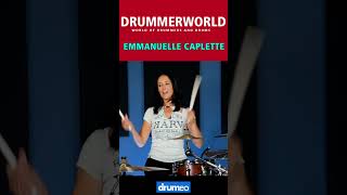 Emmanuelle Caplette SHORT provided by Drumeo emmanuellecaplette drumeo drummerworld [upl. by Esertap]