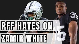 Pro Football Focus ranks Zamir White DEAD LAST in latest RB Power Rankings [upl. by Kassia274]