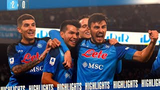 HIGHLIGHTS  Napoli  Empoli 20  Serie A  14ª giornata [upl. by Fugere]