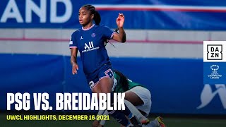 HIGHLIGHTS  Paris SaintGermain vs Breiðablik  UEFA Women’s Champions League 20212022 [upl. by Lucky]