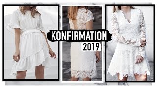 10 KONFIRMATIONSKJOLER  inspiration 2019 [upl. by Fitting]