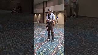 Tf2 soldier stealing hats at cons Pt4 tf2cosplay cosplay momocon teamfortress2 momocon2024 [upl. by Poree194]