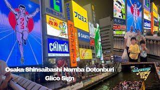 Japan Vlog Series  Osaka Shinsaibashi Namba Dotonburi Glico Sign I Bormann Family Vlog [upl. by Harper]