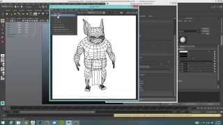 Wireframe rendering in Maya 2015 [upl. by Aek]