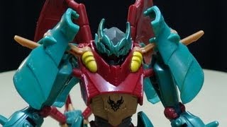 Transformers Prime Beast Hunters Deluxe RIPCLAW EmGos Transformers Reviews N Stuff [upl. by Tina]