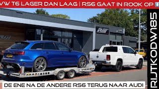 RS6 gaat in rook op ⬇️  VW T6 lager dan laag  De ene na de andere RS6 gaat terug naar Audi DL [upl. by Lourdes906]