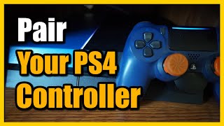 How to Connect your NEW PS4 Controller to PS4 Fix Not Pairing [upl. by Clayton]