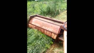 MC ROTARY SCYTHE CUTTING HAY [upl. by Ecitnerp]