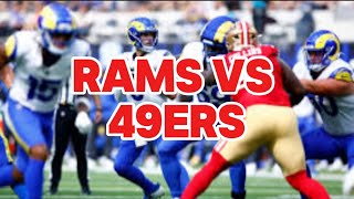 49ers vs rams highlights todaysan Francisco 49ers vs la rams live todayrams vs 49ers live match [upl. by Atiral]