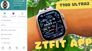 Connecting your Smart Watch T900 Ultra with the ZTfit app [upl. by Ruon]