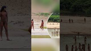 Mysterious Encounter Rare Footage of Isolated Tribe Emerges mysteries fyp storytime fypシ゚viral [upl. by Niwrud14]