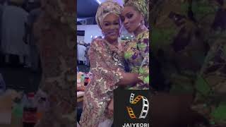 white amp Gold asoebi  Mabel Makun Shade Okoya Jumoke Oyeneyin  Joko Oni 60th birthday party [upl. by Comstock]