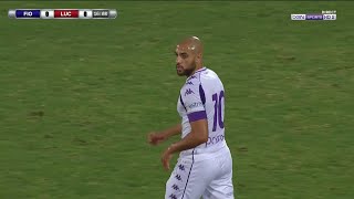 Sofyan Amrabat DEBUT vs Lucchese 06092020 [upl. by Airdnoed]