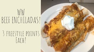 WW BEEF ENCHILADAS [upl. by Peers]