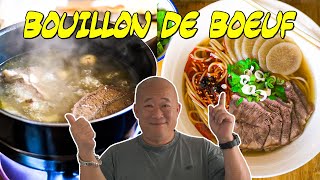 Bouillon de bœuf style LANZHOU Lamian  Le Riz Jaune [upl. by Ttegdirb]