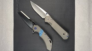 Sebenza 21 VS Olamic Wayfarer 247S Ultimate knife showdown [upl. by Zeidman]