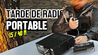 Contactos en HF con la ICOM 7300 en portable  DELTAECO y Enfermero Operativo [upl. by Surdna]