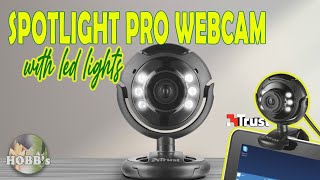 Trust Spotlight Pro webcam  Cheapest webcam  Trust spotlight webcam Pro with led lights [upl. by Ennyrb]