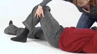 First aid  How to put someone in the recovery positionmp4 [upl. by Sinned]