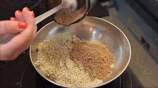 flaxseed and pumpkin seed’s recipe healthyfood weightlossrecipe femalehormonebalancing recipe [upl. by Aschim610]