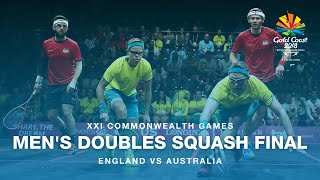 Gold Coast 2018  Mens Doubles Squash Final [upl. by Rehprotsirhc]