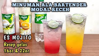 CUMA MODAL SIRUP DAN SODA❗Ide jualan es Mojito  usaha minuman untung besar saat cuaca panas [upl. by Okihsoy]