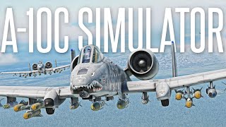 FLYING THE MOST REALISTIC A10 SIMULATOR  DCS World A10C II Gameplay [upl. by Roper]