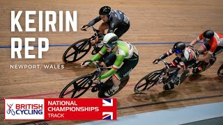 British Junior National Track Championships 2023 Keirin  Repechage [upl. by Dumond437]