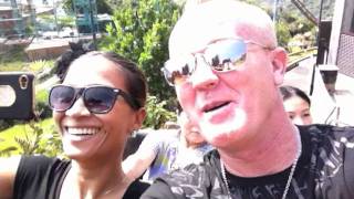 First Roller coaster ride with my wife  very funny [upl. by Walke]