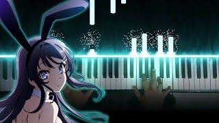 Seishun Buta Yarou wa Bunny Girl Senpai no Yume wo Minai ED  quotFukashigi no Cartequot Piano [upl. by Ymerej299]