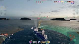 World of Warships Ultimate Challenge IJN Kitakami 121 Fast Sinked Record Time 321 [upl. by Yemorej]