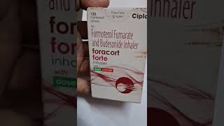 FORACORT FORTE INHALER  USES AND BENEFITS  INHALER  MEDICIN [upl. by Aidekal494]