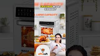 INALSA Air Fryer Oven With 23L Capacity1700 W12 amazongadgets electricgadgets [upl. by Lorilyn433]