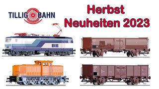 Tillig Herbst Neuheiten 2023  ClubModelle 2024  Spur TT H0 H0e und H0m [upl. by Brunhilde526]